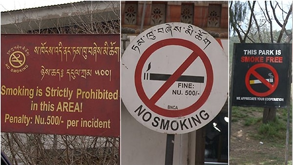 Bhutan’da tütün tamamen yasak