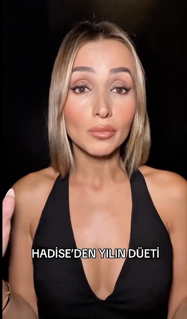 Sancak bu kez sesi Hadise’ye neredeyse birebir benzeyen sosyal medya kullanıcısı Özge Çeçen ile bir araya geldi.