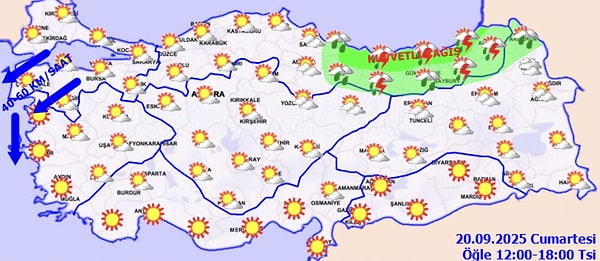 Meteoroloji Kuvvetli Yağış İçin Saat Verdi