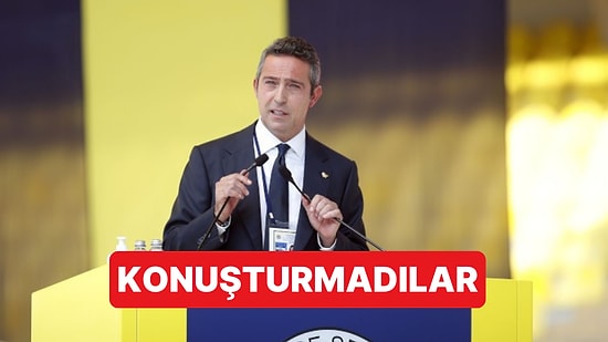 Fenerbahçe'nin Olağanüstü Kongresi'nde Taraftarlar Ali Koç'u Konuşturmadılar