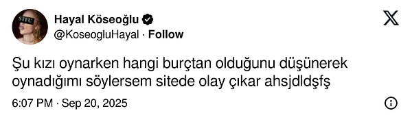 İşte Bahar'ın Maral'ı Hayal Köseoğlu'nun burç itirafı: