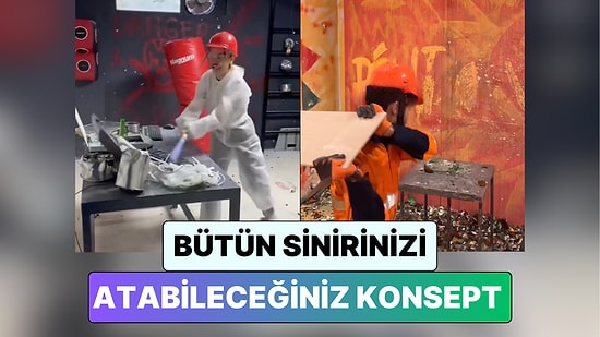 Her Şeyi Kırıp Dökerek Bütün Sinirinizi Atabileceğiniz Öfke Odalarını Daha Önce Görmüş müydünüz?