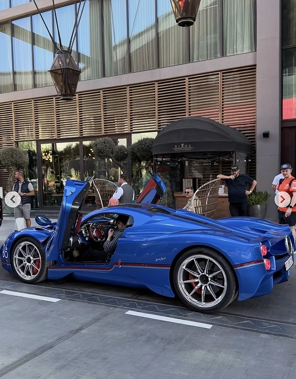 İstanbul sokaklarında görüntülenen Pagani Utopia da ilgi odağı oldu.