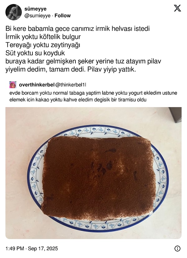 Tiramisunun yüzünü, şeklini değiştirdiler.