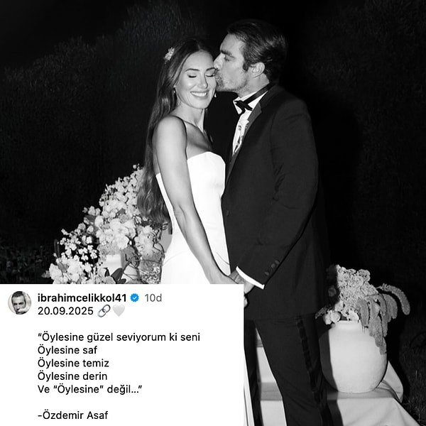 Hakikaten de öyleymiş ki biz ayakta uyurken İbrahim Çelikkol ve Natali Yarcan evlenmiş!