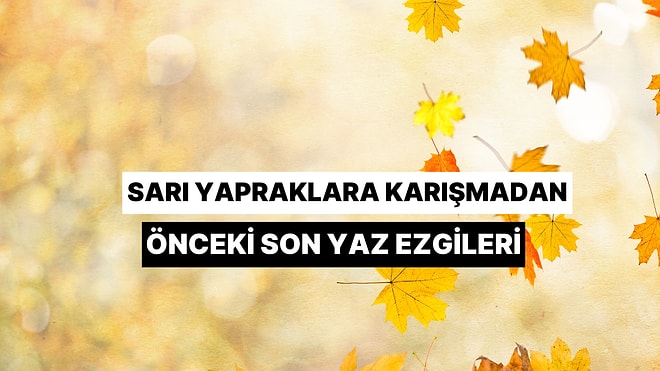 Sarı Yapraklara Karışmadan Önceki Son Yaz Ezgileri