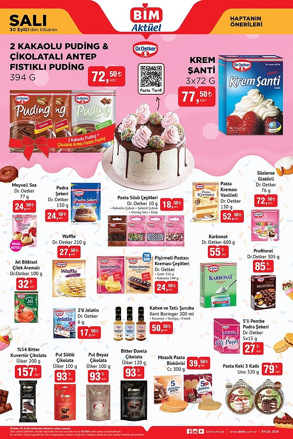 2 Kakaolu Puding & Çikolatalı Antep Fıstıklı Puding 394 gr 72,50 TL