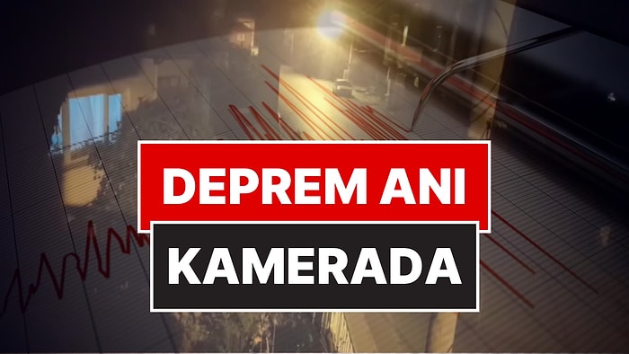 Balıkesir Beşik Gibi! Balıkesir'deki Deprem Anı Güvenlik Kameralarında