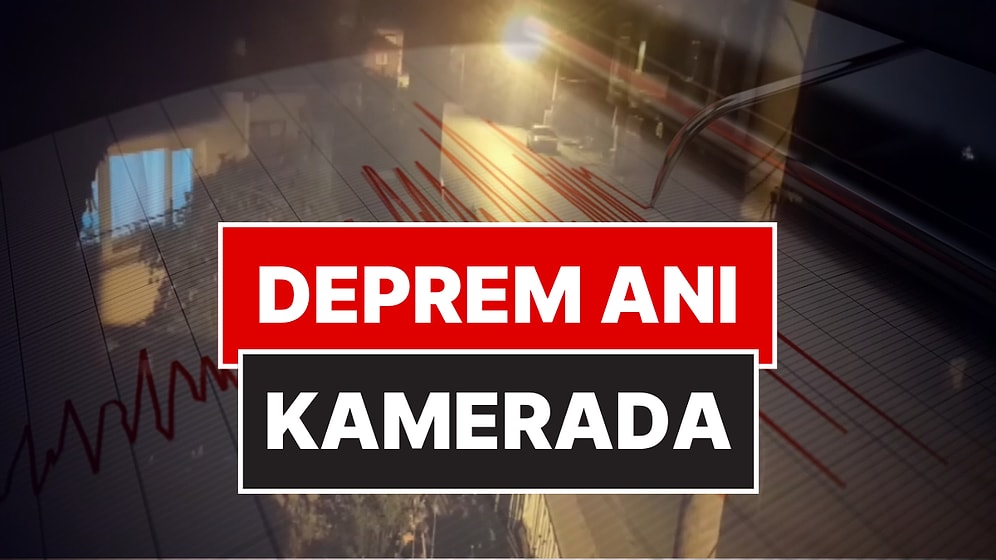 Balıkesir Beşik Gibi! Balıkesir'deki Deprem Anı Güvenlik Kameralarında