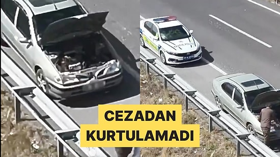 Polis Çevirmesini Görüp Aracına Arızalı Süsü Veren Ehliyetsiz Sürücü Ceza Yedi