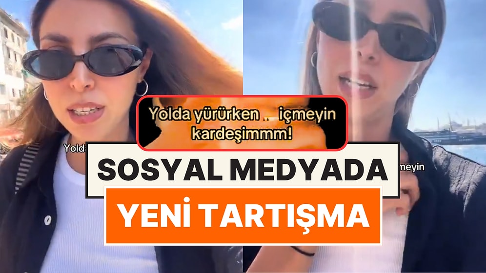 Yolda Yürüyerek Sigara İçenlere Sitem Eden Kadın Sosyal Medyada Yeni Tartışma Başlattı