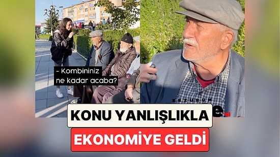 Bir Sokak Röportajında Amca Kendisine Sorulan Soruyu Yanlış Anlayınca Konu Yine Ekonomiye Geldi