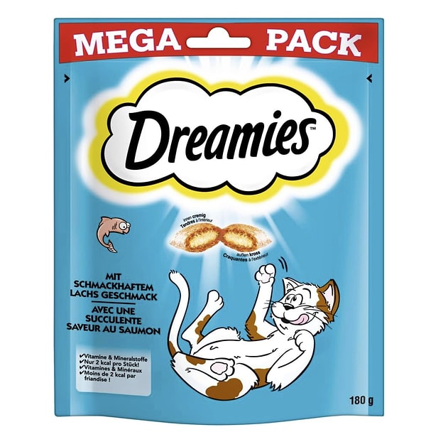 Dreamies Mega Pack Somonlu Kedi Ödül Maması