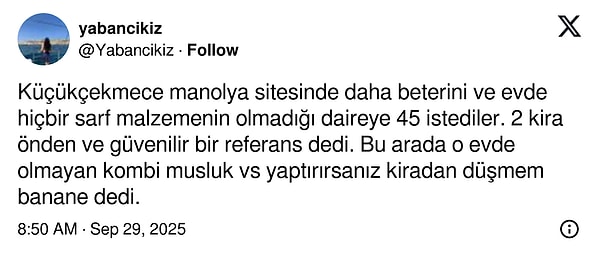 Tabii paylaşımı yapan kişi bu konuda yalnız değil.