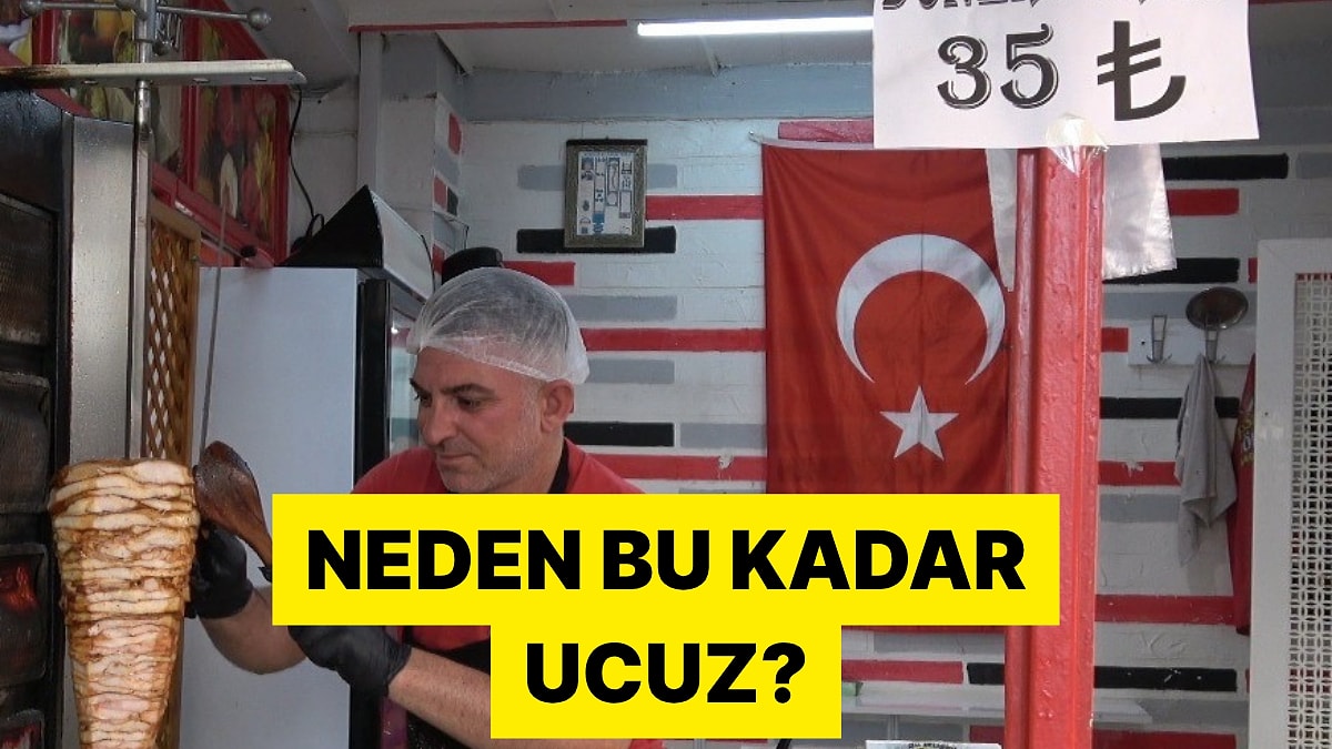 Kilis&apos;te 35 Liraya Tavuk Döner Satan Esnaf Düşük Fiyatın Sırrını Açıkladı
