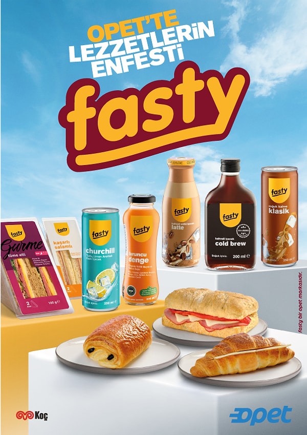 3. Fasty sandviç ve meyve suları