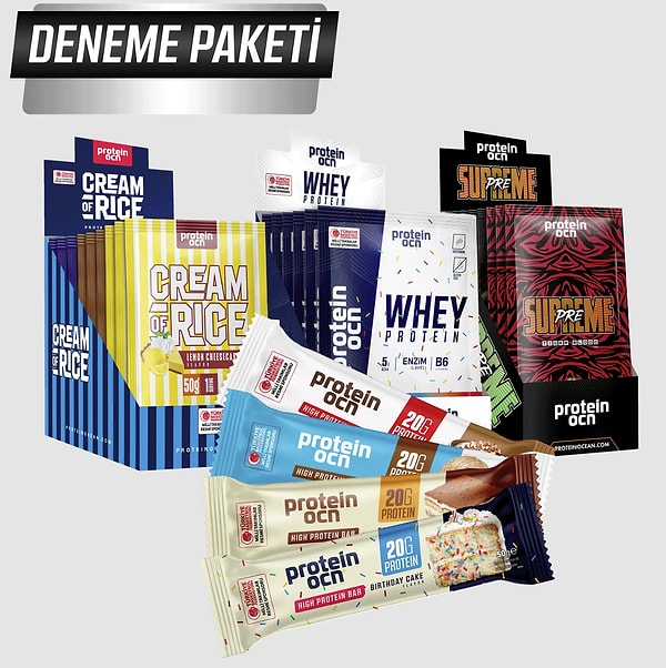 Deneme paketinde en çok beğenilen ürünler birlikte indirimde!