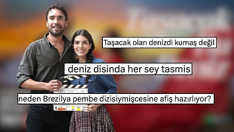 Ulaş Tuna Astepe ve Deniz Baysal'ın Başrollerini Paylaştığı Taşacak Bu Deniz'in Afişi Dillere Düştü!