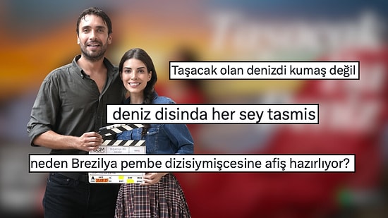 Ulaş Tuna Astepe ve Deniz Baysal'ın Başrollerini Paylaştığı Taşacak Bu Deniz'in Afişi Dillere Düştü!