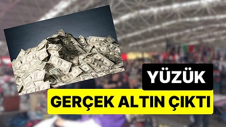 Bit Pazarından Çıkan Yüzük, Sahibine Binlerce Liralık Servet Kazandırdı