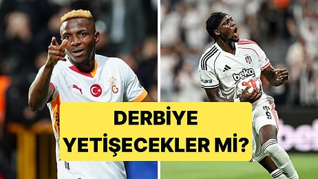 Galatasaray-Beşiktaş Maçı Öncesinde Sakatlıkları Bulunan Osimhen ve Abraham'ın Son Durumu Ne?