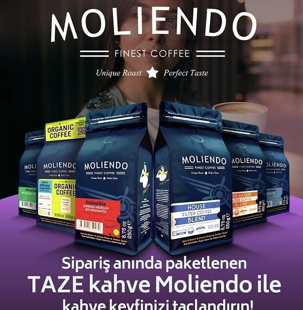 Moliendo Finest Coffee Moliendo House Blend Filtre Kahve