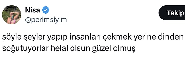 Takdir edenler de vardı.