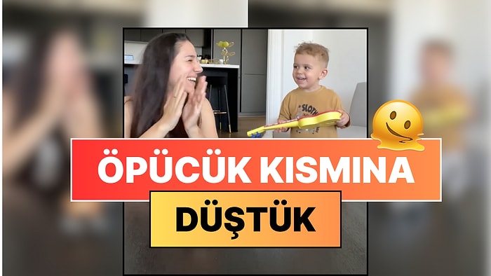 Tarkan'ın Şımarık Şarkısını Söyleyen Annesine Eşlik Ederken Kendini Fazla Kaptıran Bebek İçinizi Eritecek