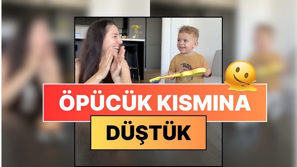Tarkan'ın Şımarık Şarkısını Söyleyen Annesine Eşlik Ederken Kendini Fazla Kaptıran Bebek İçinizi Eritecek