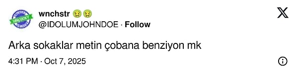 Başka bir fenomen karakter öneren oldu.