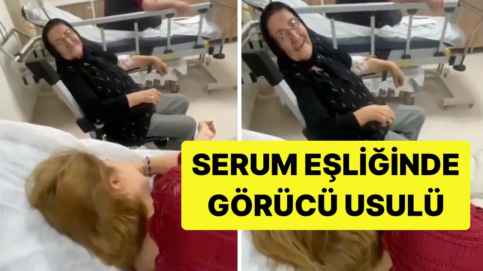 Serum Taktırmak İçin Gittiği Hastanedeki Teyze Kendisini Torununa İstedi