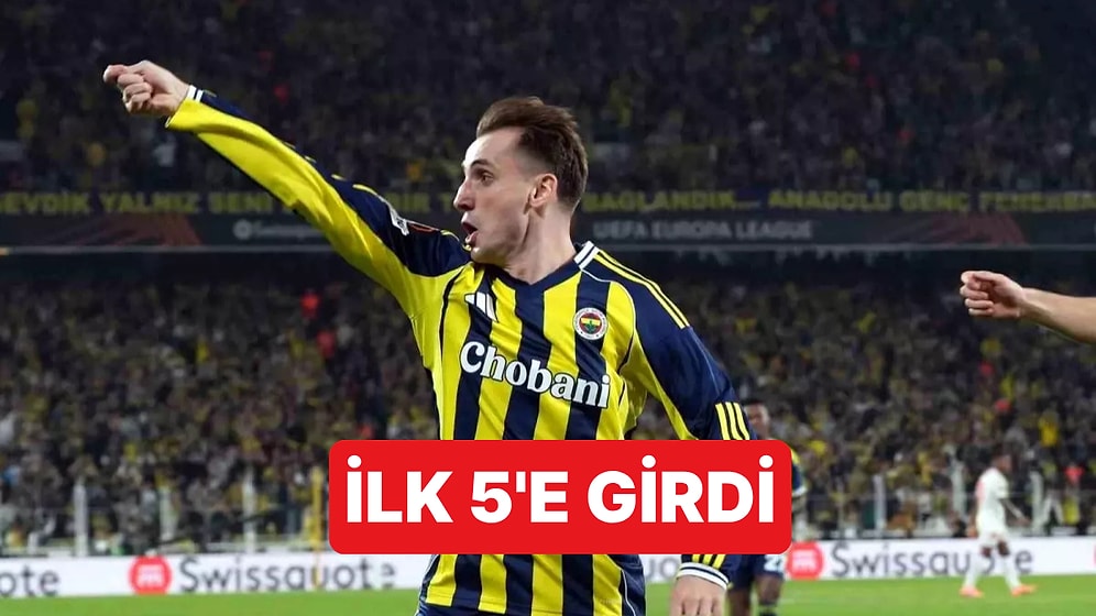 FIFPro Verilerine Göre Kerem Aktürkoğlu, En Çok Forma Giyen İsimler Arasında İlk 5'te
