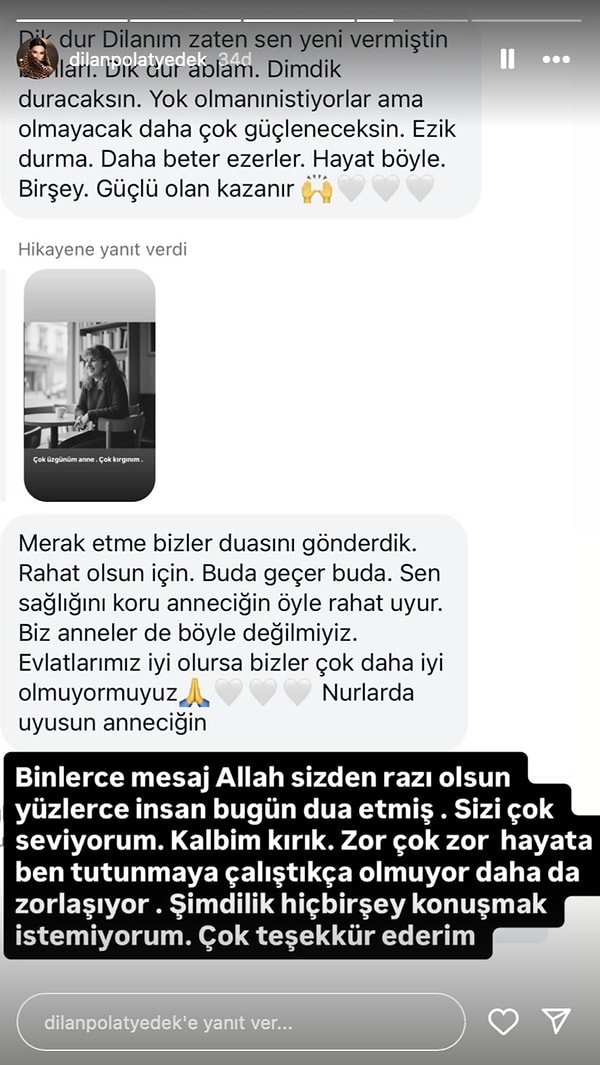 Ardından ilk açıklamasını yaptı.