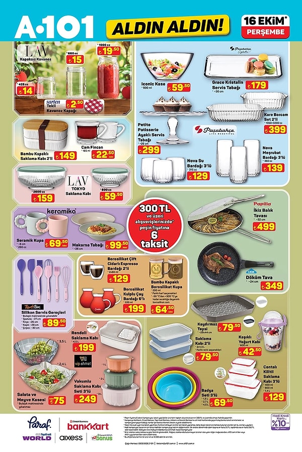 Lav Kapaksız Kavanoz 1000cc 19,50 TL