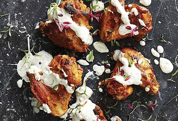 7. Yoğurt Soslu Tavuk Kanat