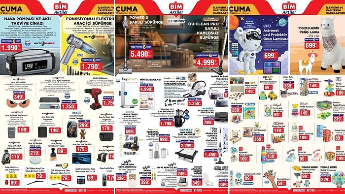 BİM'e Buharlı Temizleme Cihazı Geliyor! 17 Ekim 2025 BİM Aktüel Ürünler İndirim Kataloğu