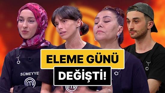 Eleme Günü Yine Değişti: MasterChef'te Bu Hafta (10 Ekim Cuma) Kim Elendi?