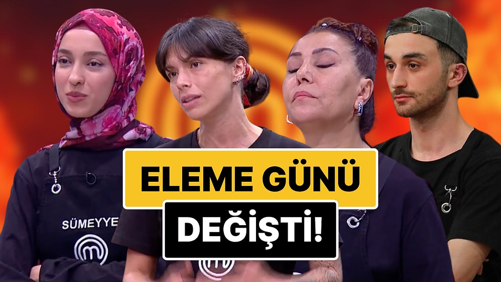 Eleme Günü Yine Değişti: MasterChef'te Bu Hafta (10 Ekim Cuma) Kim Elendi?