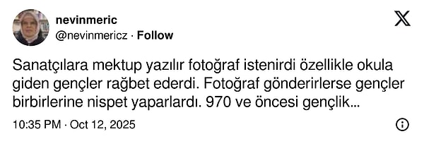 Eski bir gelenekten bahsedildi.