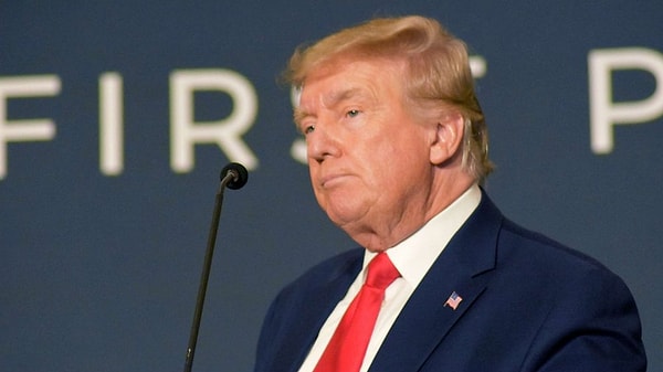 Trump commented on the protest, saying it was "Impressive."