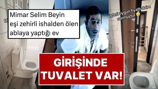 Mimari Hata mı Yoksa İlginç Bir Özel Talep mi? Evin Kapısı Direkt Tuvalete Açılıyor!