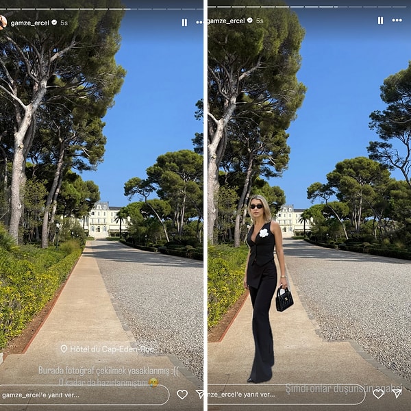 Hande Erçel'in ablası, sosyal medya fenomeni Gamze Erçel, geçtiğimiz saatlerde Fransa tatiline çıktı.