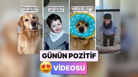 Birlikte Büyüyen Bir Köpek ve Bir Bebeğin Birbirlerinin Aynısı Gibi Göründüğü Anlara Kalbinizi Bırakacaksınız