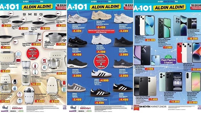 A101'e Emporio Armani Ayakkabılar Geliyor! 16 Ekim 2025 İnternete Özel Aldın Aldın Kataloğu