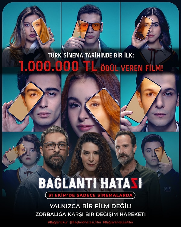 Türk sinemasında bir ilke imza atan “Bağlantı Hatası”, yalnızca bir film değil; zorbalığa karşı empatiyi, farkındalığı ve değişimi büyüten bir harekete dönüşüyor.