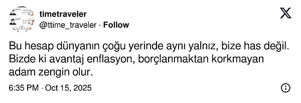 Bazıları bunun bize has olmadığını söyledi.