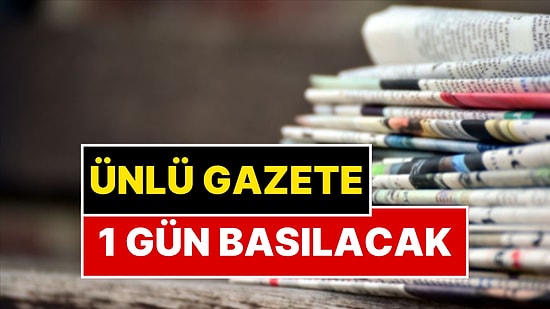 Yarım Asırlık Gazete Artık Sadece Cumartesi Günleri Basılacak