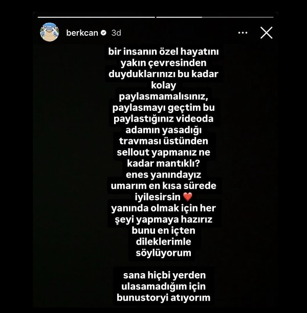 Güven, paylaşımında şu ifadeleri kullandı: