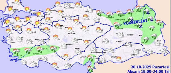 Meteorolojiden kar yağışı uyarısı.