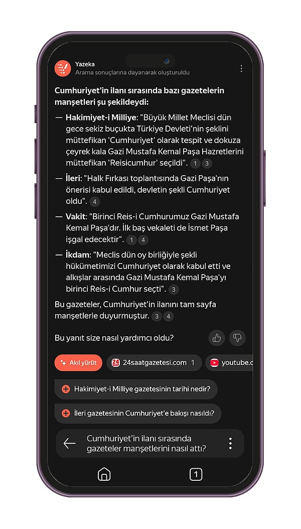 Cumhuriyet’in ilanı sırasında gazeteler manşetlerini nasıl attı?